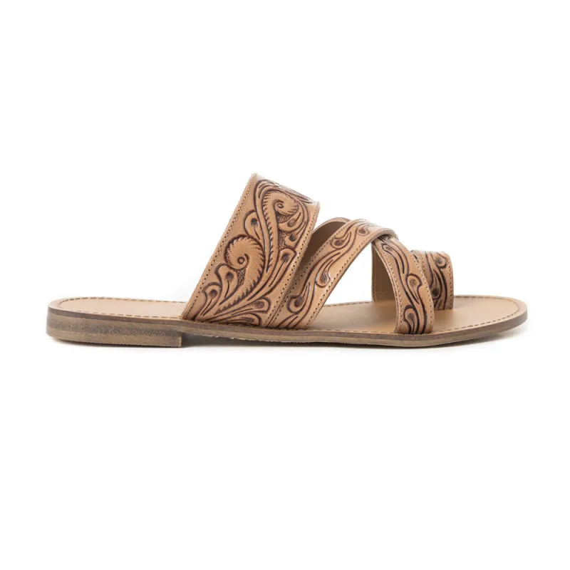 Delia Ridge Sandals In Brown sold by Myra Bag