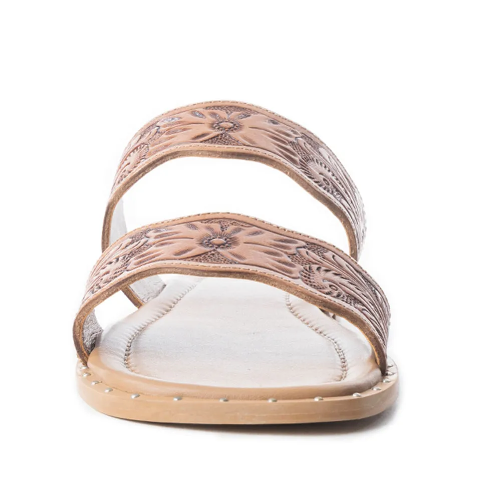 Santa Fe Daisy Slides In Brown sold by Myra Bag product image thumbnail 3