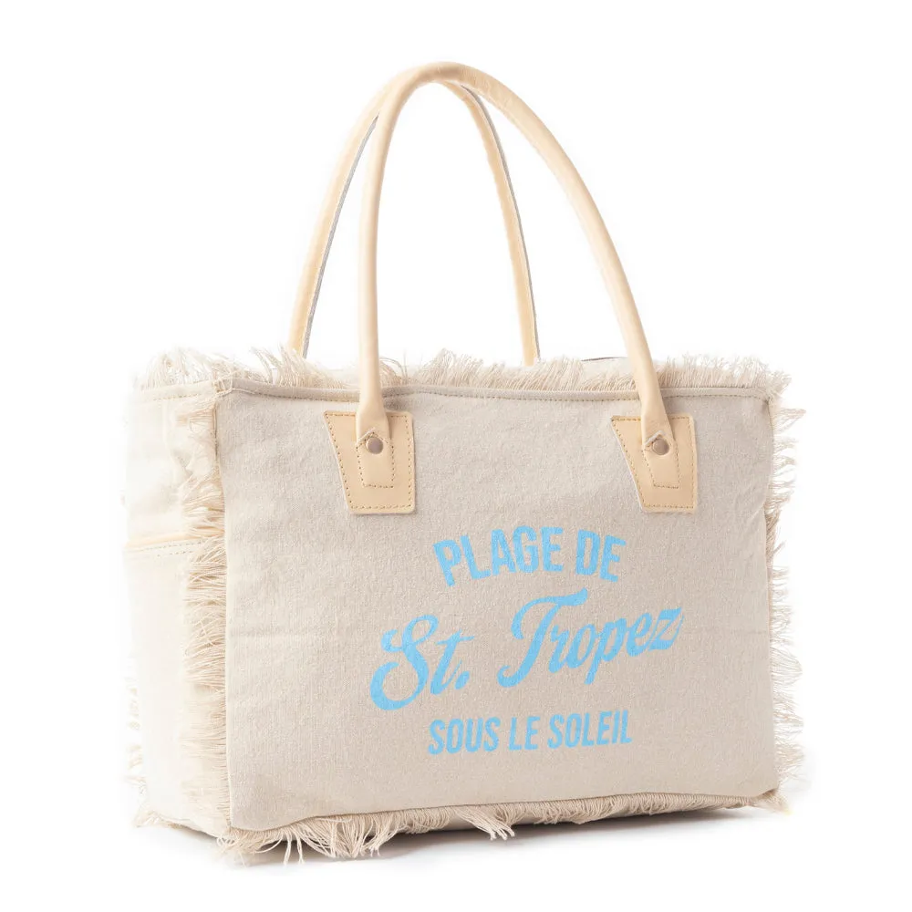 Saint Tropez Tote Bag In Sand sold by Myra Bag product image thumbnail 2