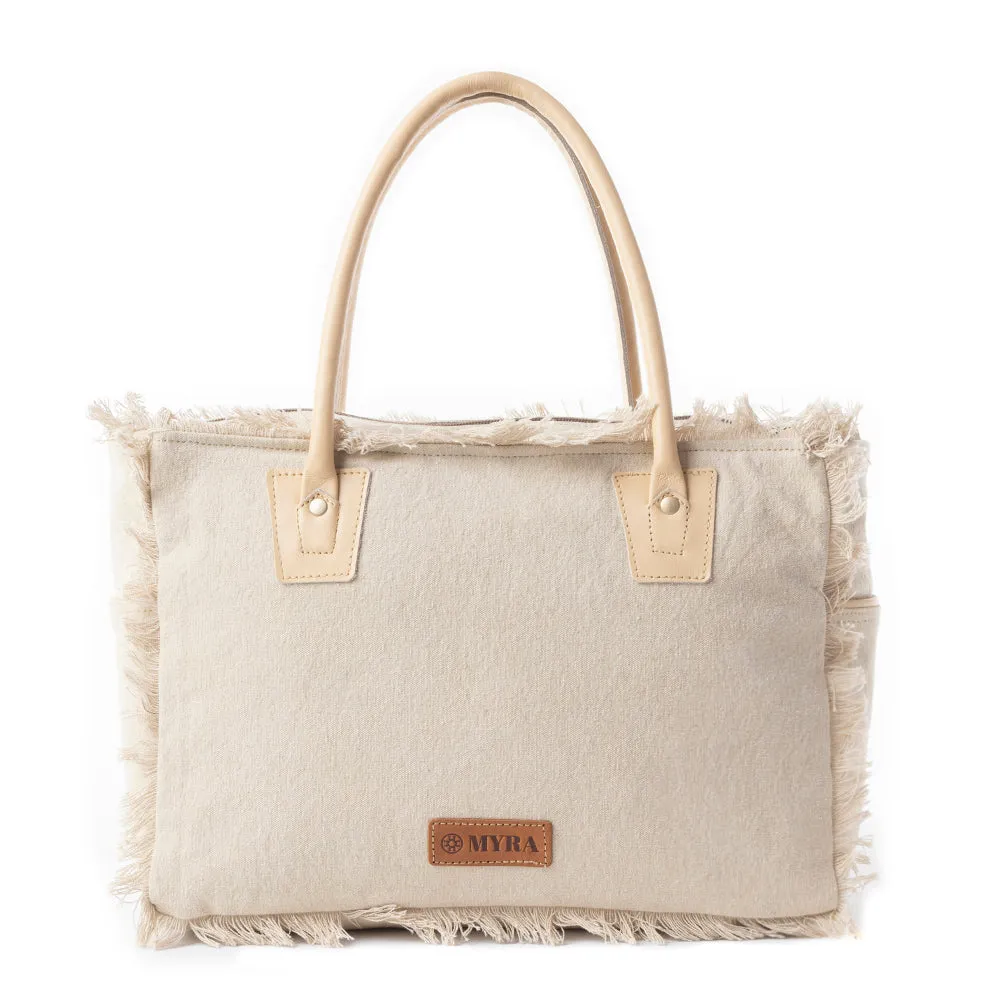 Saint Tropez Tote Bag In Sand sold by Myra Bag product image thumbnail 3