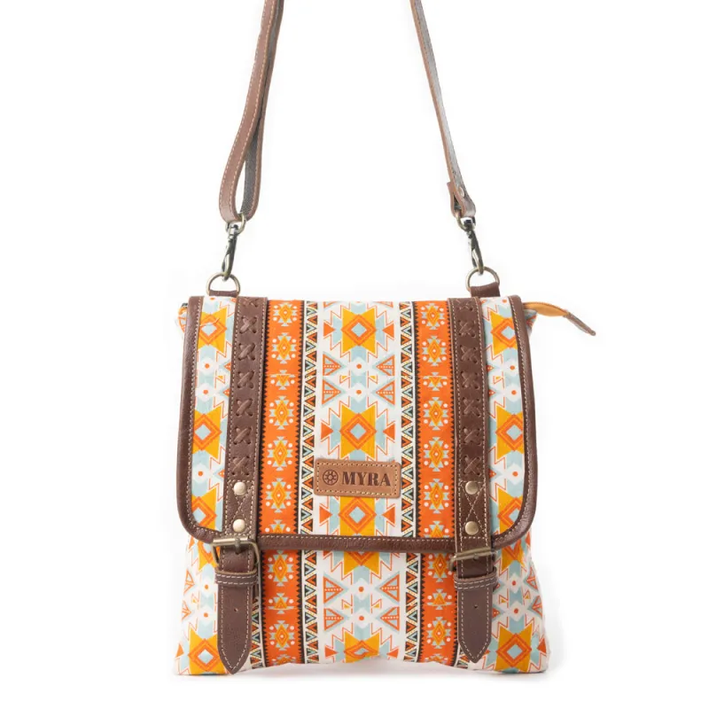 Canyon Star Concealed Carry Bag In Orange & White sold by Myra Bag