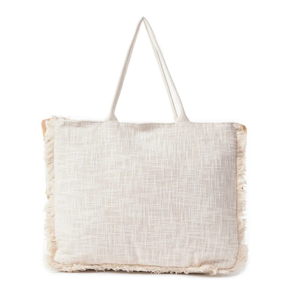 Sonoran Starlight Weekender Bag In Brown & White sold by Myra Bag product image thumbnail 3