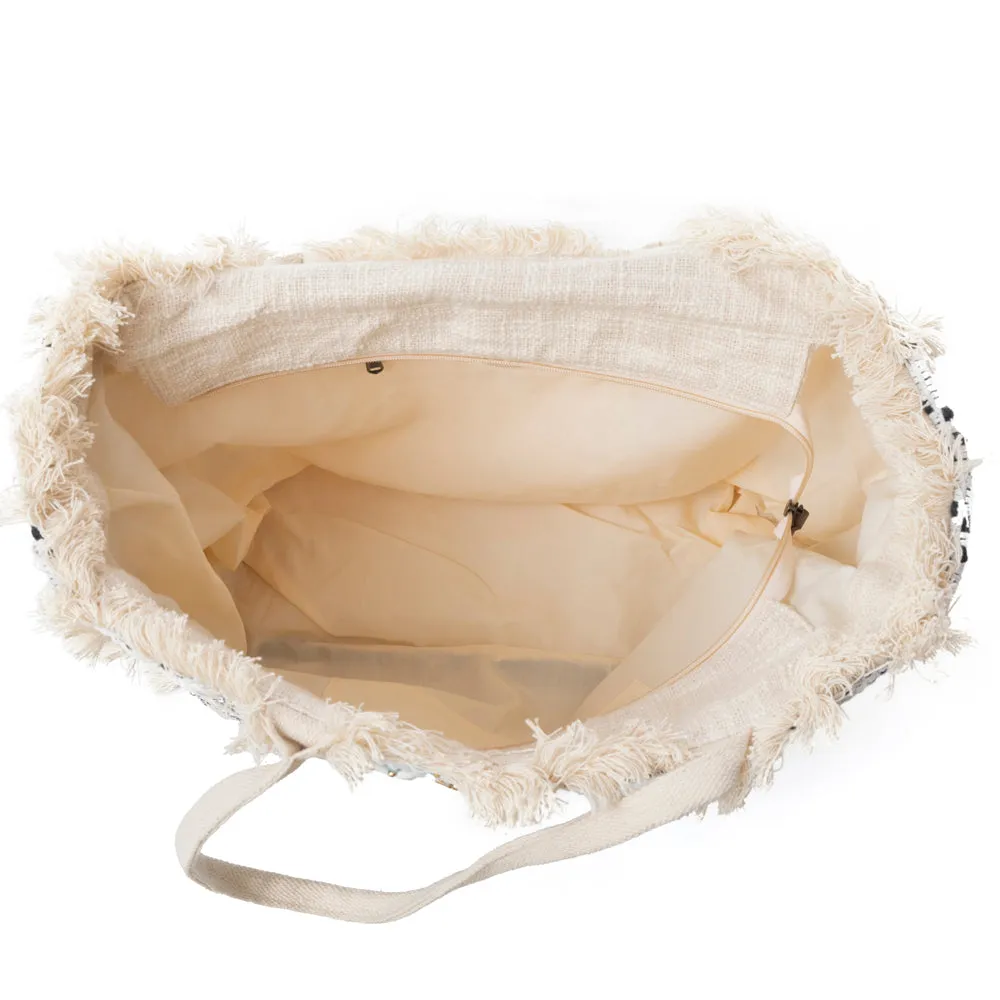 Sonoran Starlight Weekender Bag In White sold by Myra Bag product image thumbnail 4