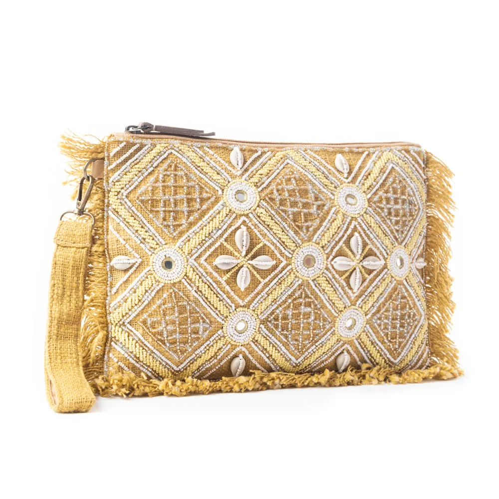Desert Diamond Pouch In Brown sold by Myra Bag product image thumbnail 2