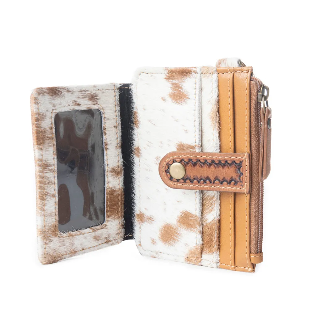 Wildflowers of the Prairie Credit Card Holder In Brown sold by Myra Bag product image thumbnail 4