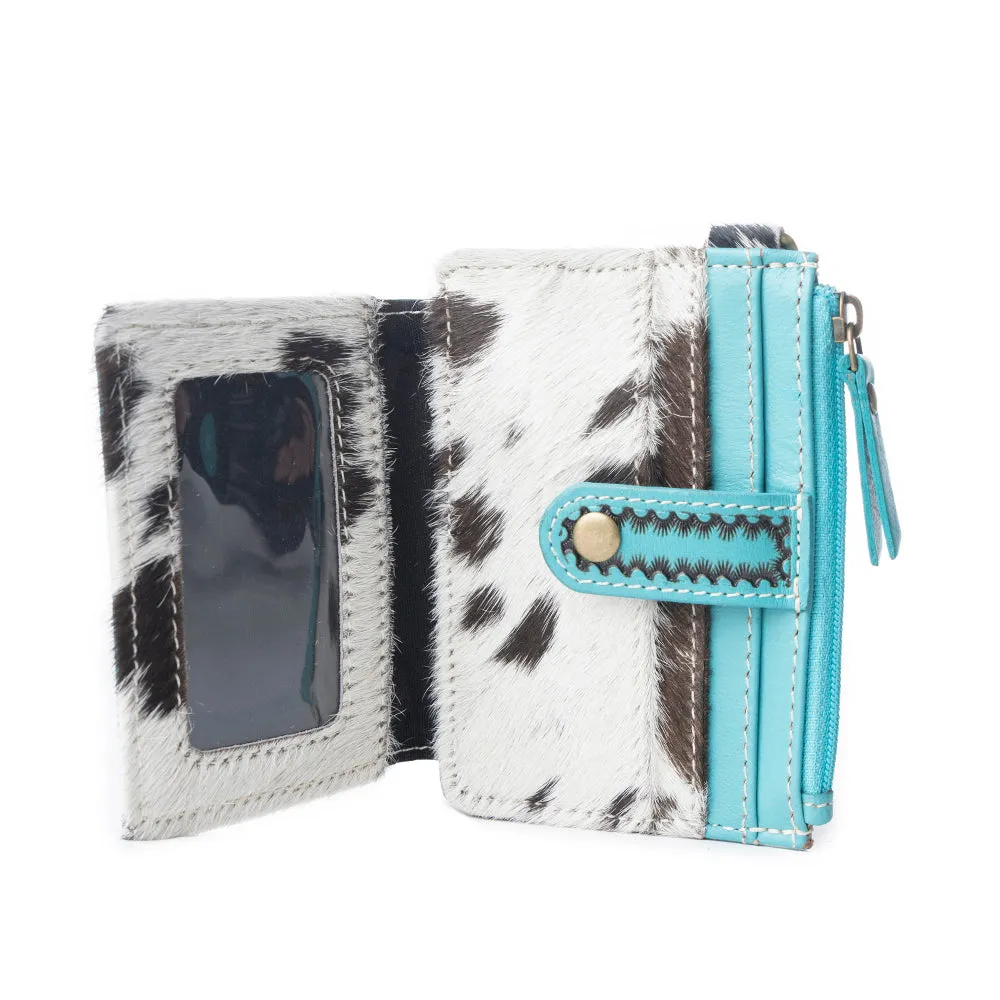 Wildflowers of the Prairie Credit Card Holder In Turquoise sold by Myra Bag product image thumbnail 4