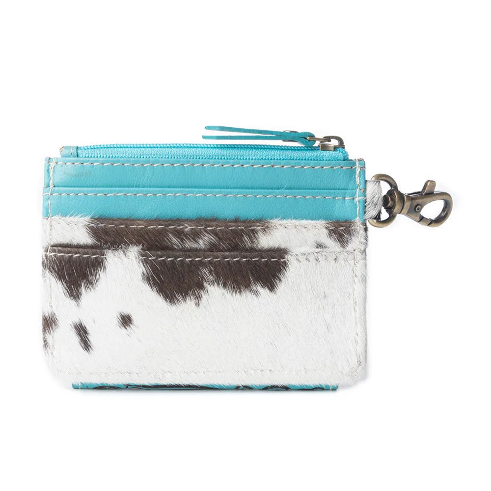Wildflowers of the Prairie Credit Card Holder In Turquoise sold by Myra Bag product image thumbnail 3