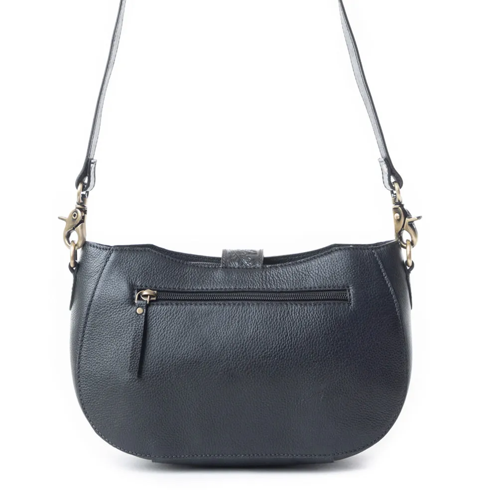 Wildflowers of the Prairie Bag In Black sold by Myra Bag product image thumbnail 3