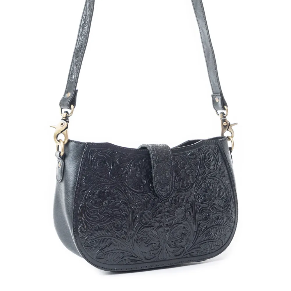 Wildflowers of the Prairie Bag In Black sold by Myra Bag product image thumbnail 2