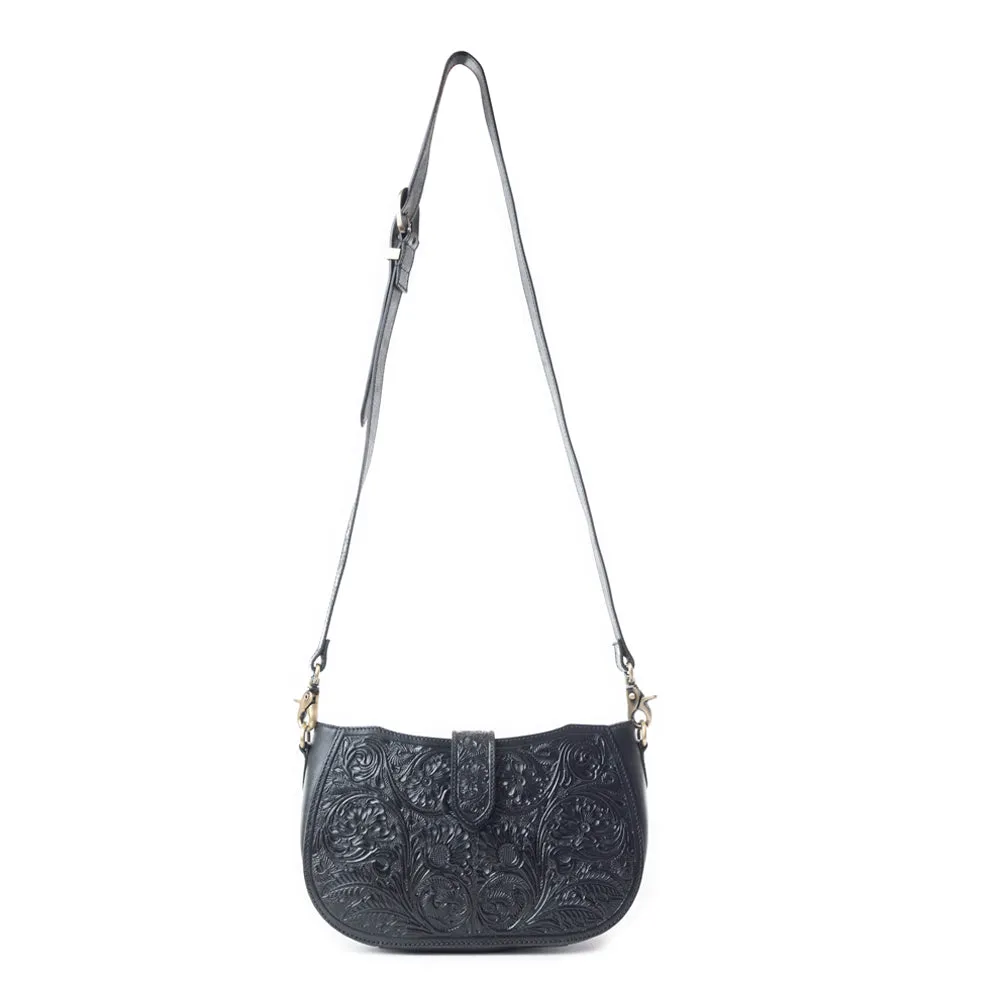 Wildflowers of the Prairie Bag In Black sold by Myra Bag product image thumbnail 4