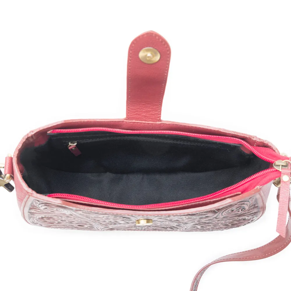 Wildflowers of the Prairie Bag In Red sold by Myra Bag product image thumbnail 5