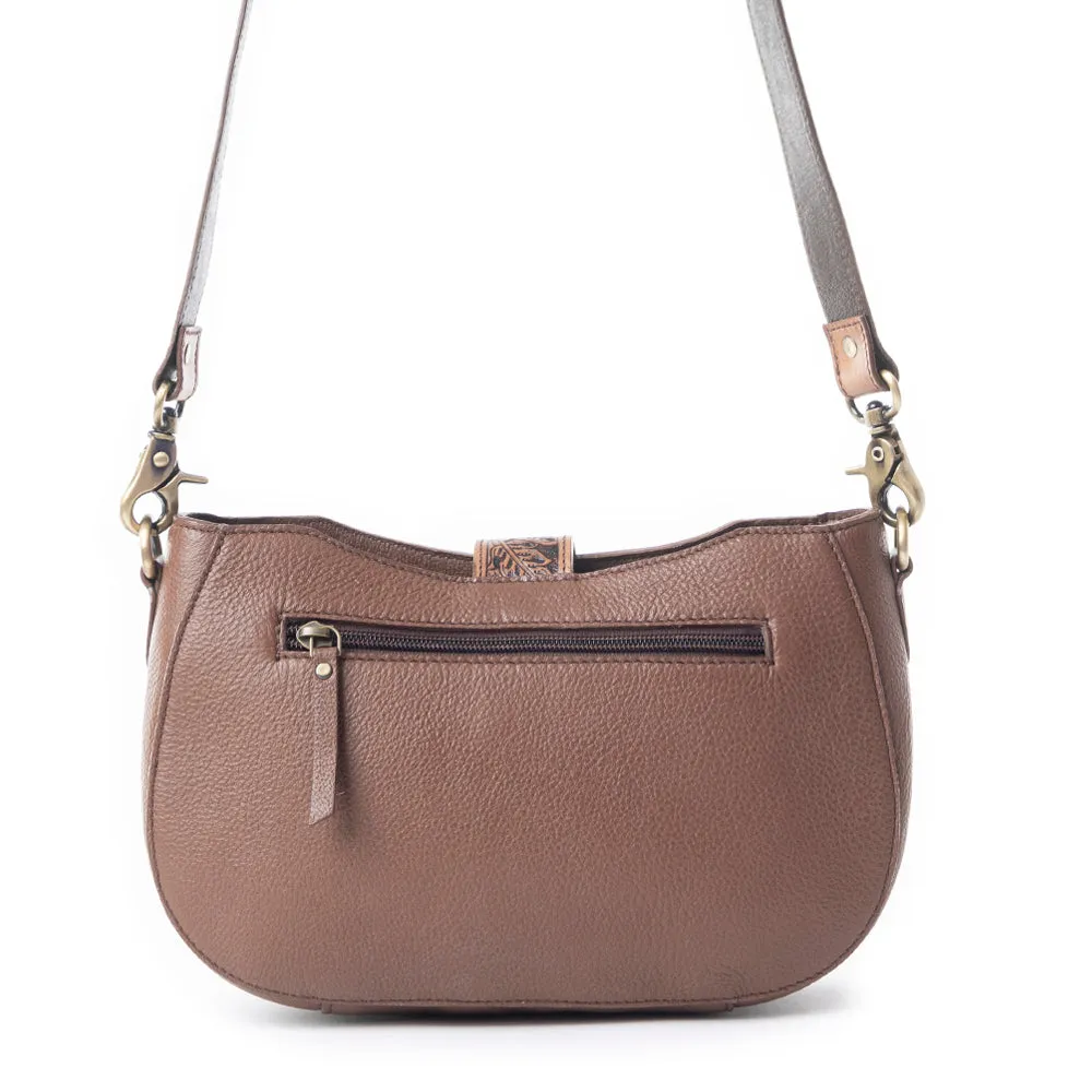 Wildflowers of the Prairie Bag In Dark Brown sold by Myra Bag product image thumbnail 3