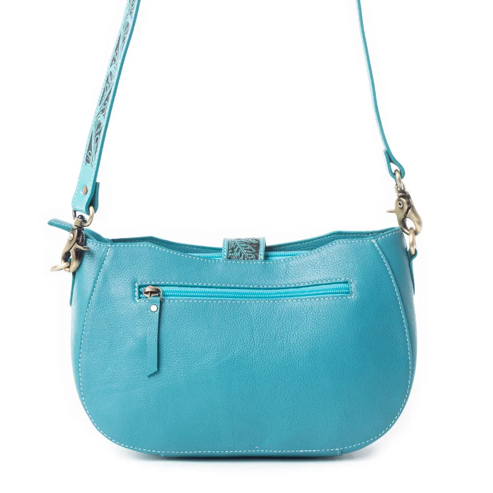 Wildflowers of the Prairie Bag In Turquoise sold by Myra Bag product image thumbnail 3