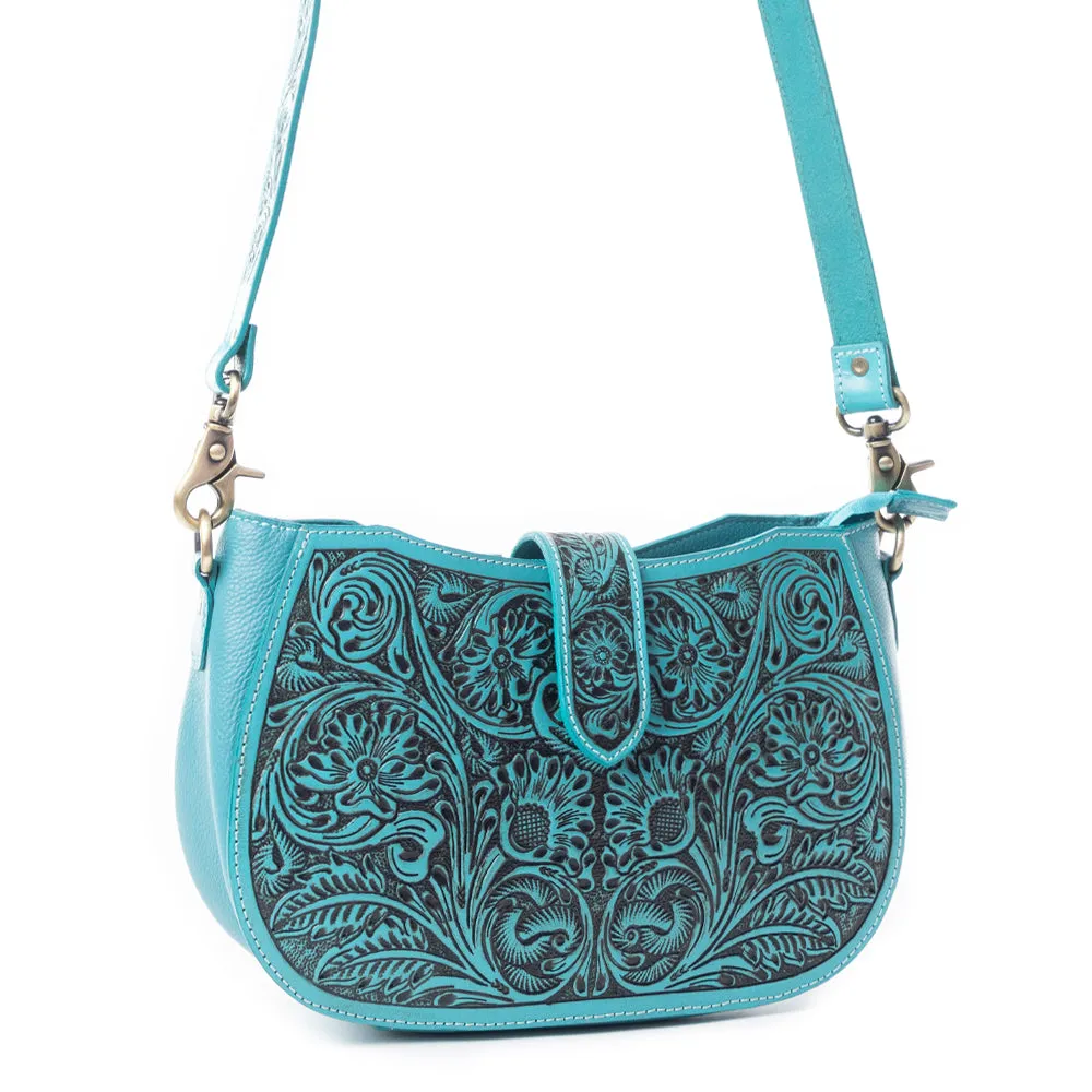 Wildflowers of the Prairie Bag In Turquoise sold by Myra Bag product image thumbnail 2