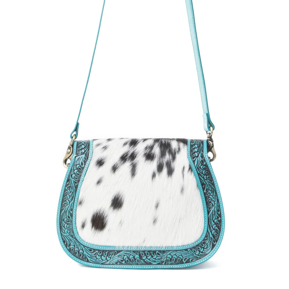 Open Vistas Shoulder Bag In Turquoise sold by Myra Bag product image thumbnail 4