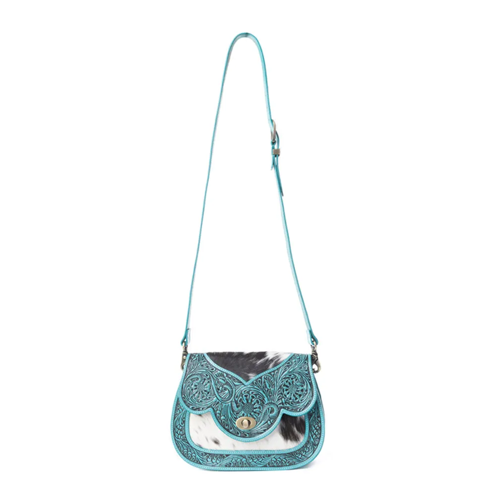 Open Vistas Shoulder Bag In Turquoise sold by Myra Bag product image thumbnail 2