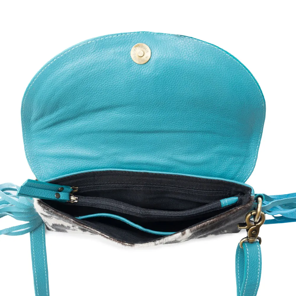 Stonedrop Ridge Crossbody Bag In Teal sold by Myra Bag product image thumbnail 5