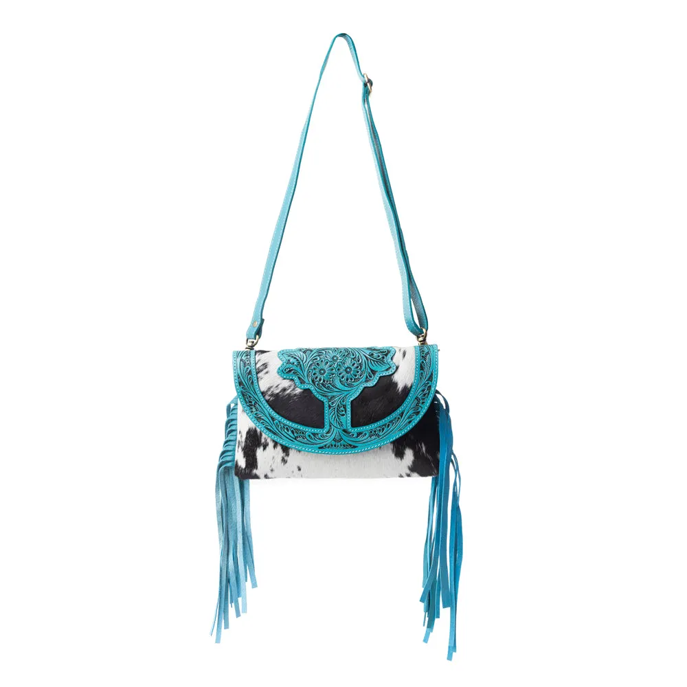 Stonedrop Ridge Crossbody Bag In Teal sold by Myra Bag product image thumbnail 2