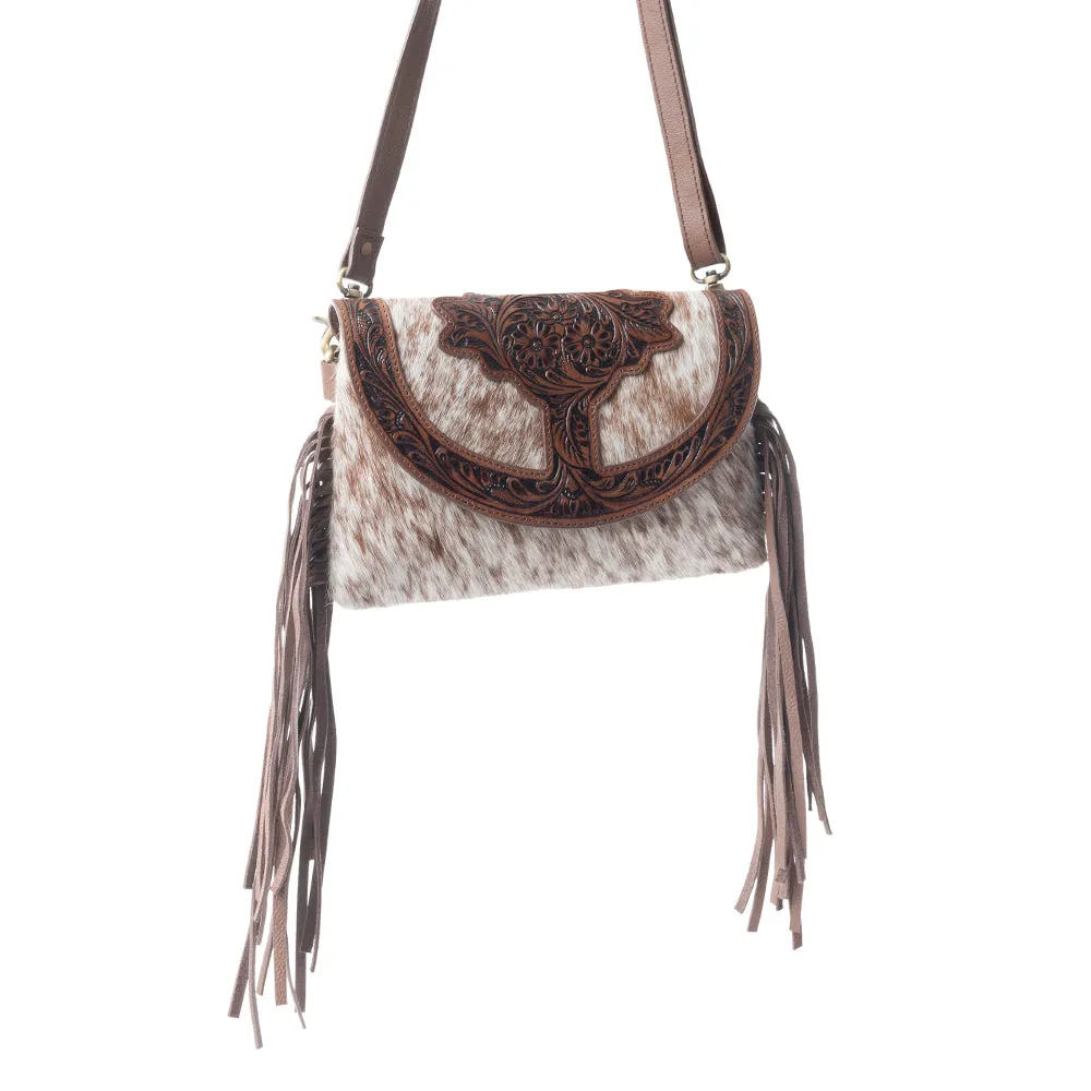 Stonedrop Ridge Crossbody Bag In Honey Chocolate sold by Myra Bag product image thumbnail 3