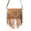 Stallion's Luck Leather Bag In Light Brown sold by Myra Bag