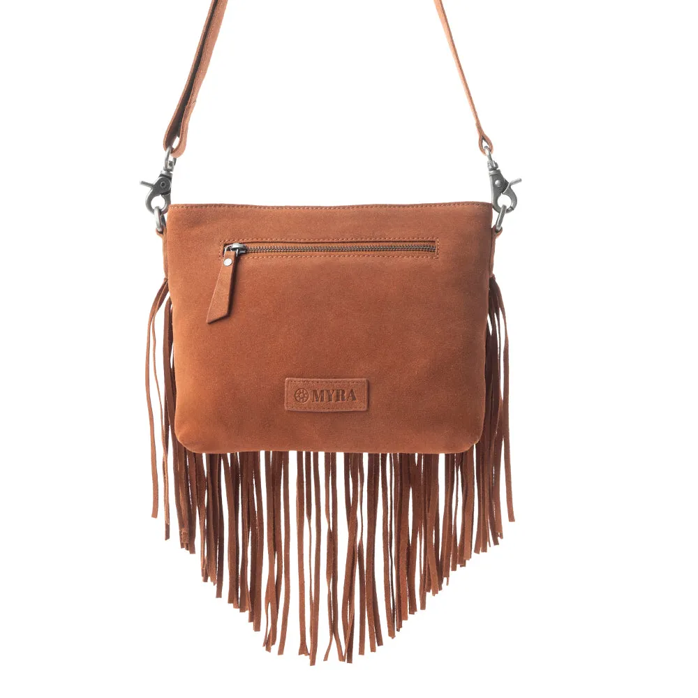 Stallion's Luck Leather Bag In Brown sold by Myra Bag product image thumbnail 4