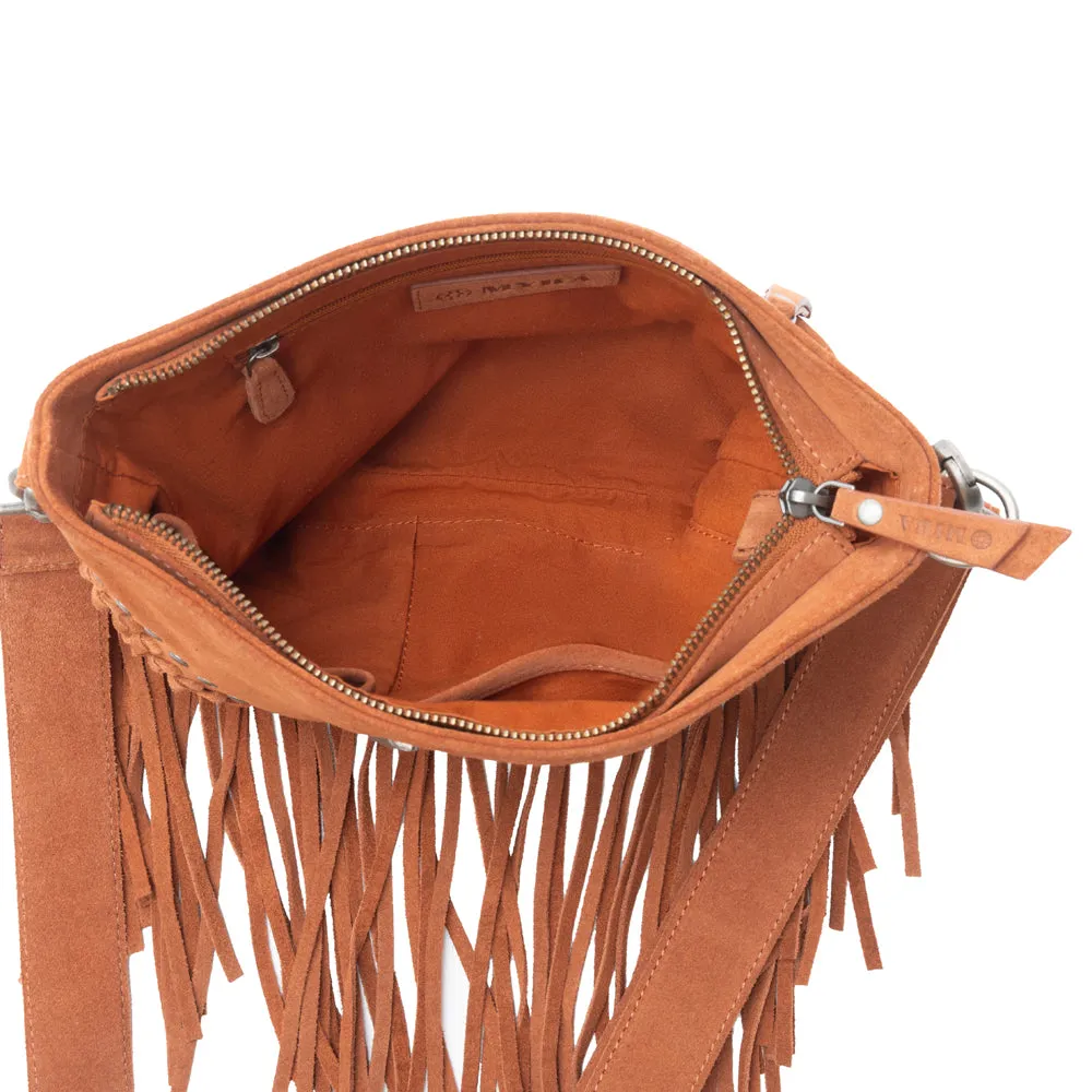 Stallion's Luck Leather Bag In Brown sold by Myra Bag product image thumbnail 5