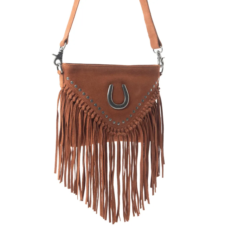 Stallion's Luck Leather Bag In Brown sold by Myra Bag product image thumbnail 3