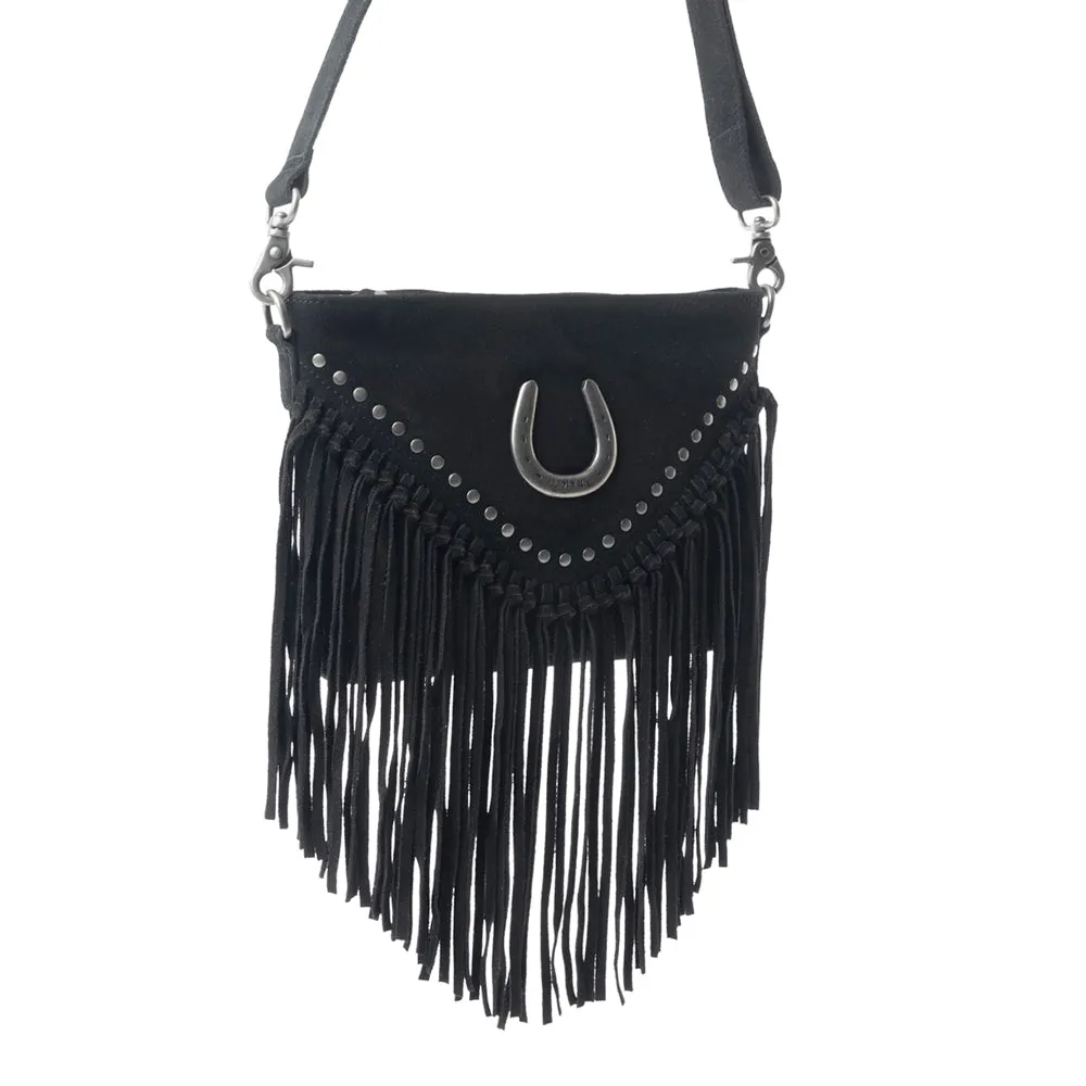 Stallion's Luck Leather Bag In Black sold by Myra Bag product image thumbnail 3