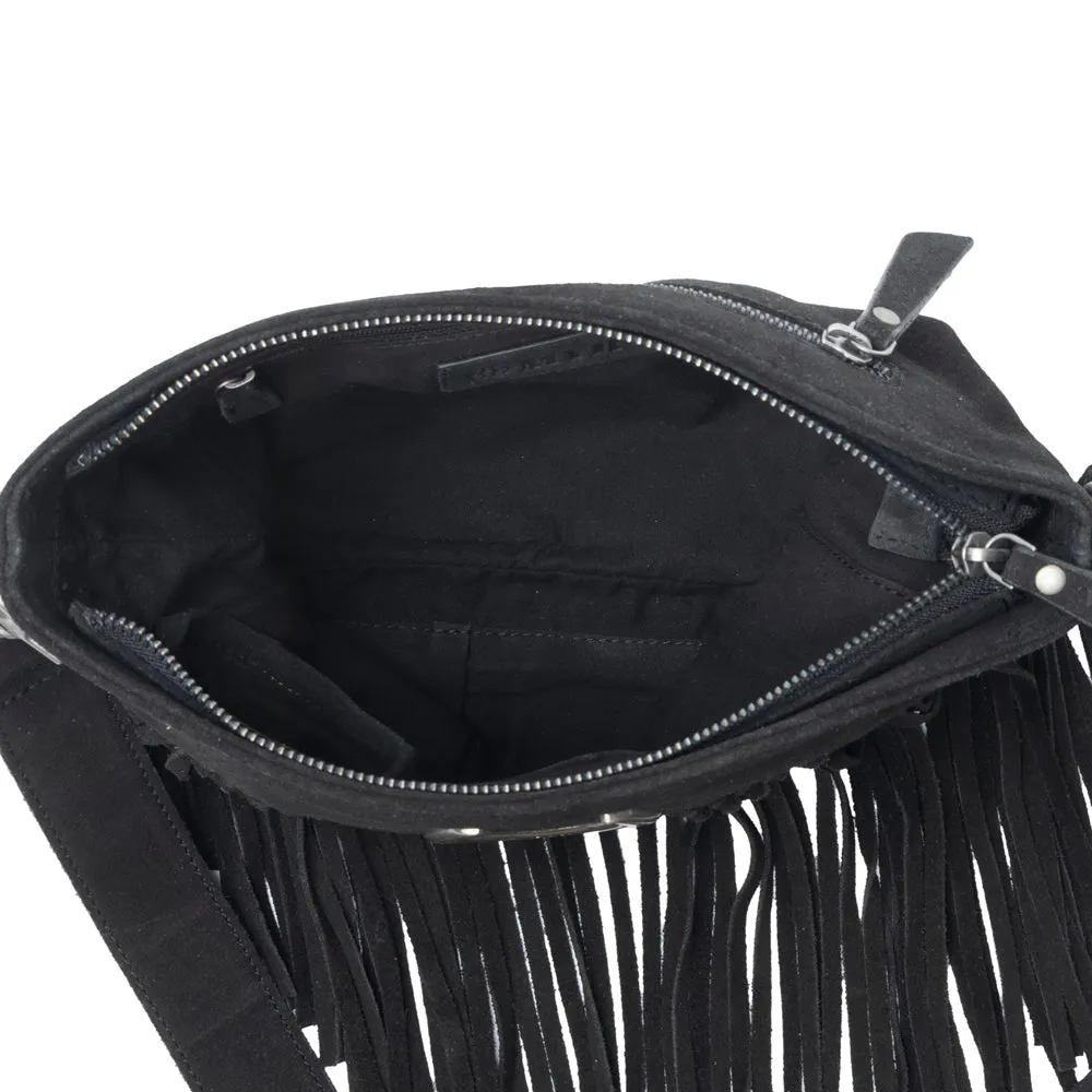Stallion's Luck Leather Bag In Black sold by Myra Bag product image thumbnail 5