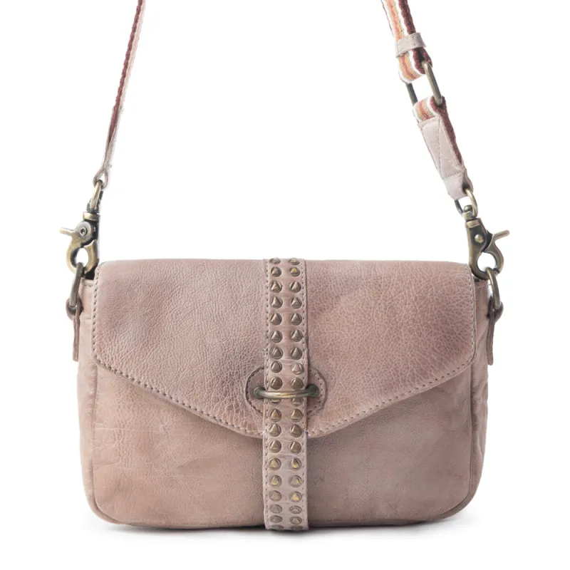 Pine Cone Leather Bag In Light Brown sold by Myra Bag
