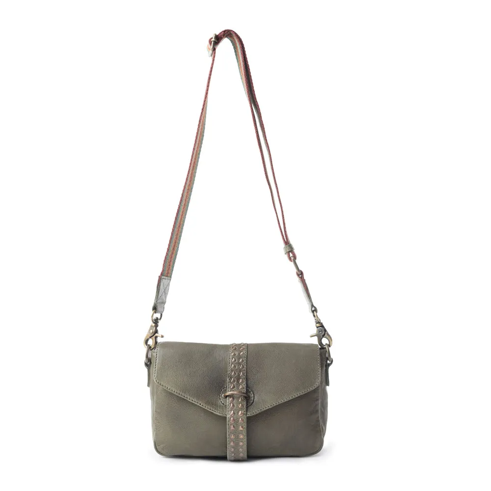 Pine Cone Leather Bag In Olive sold by Myra Bag product image thumbnail 2