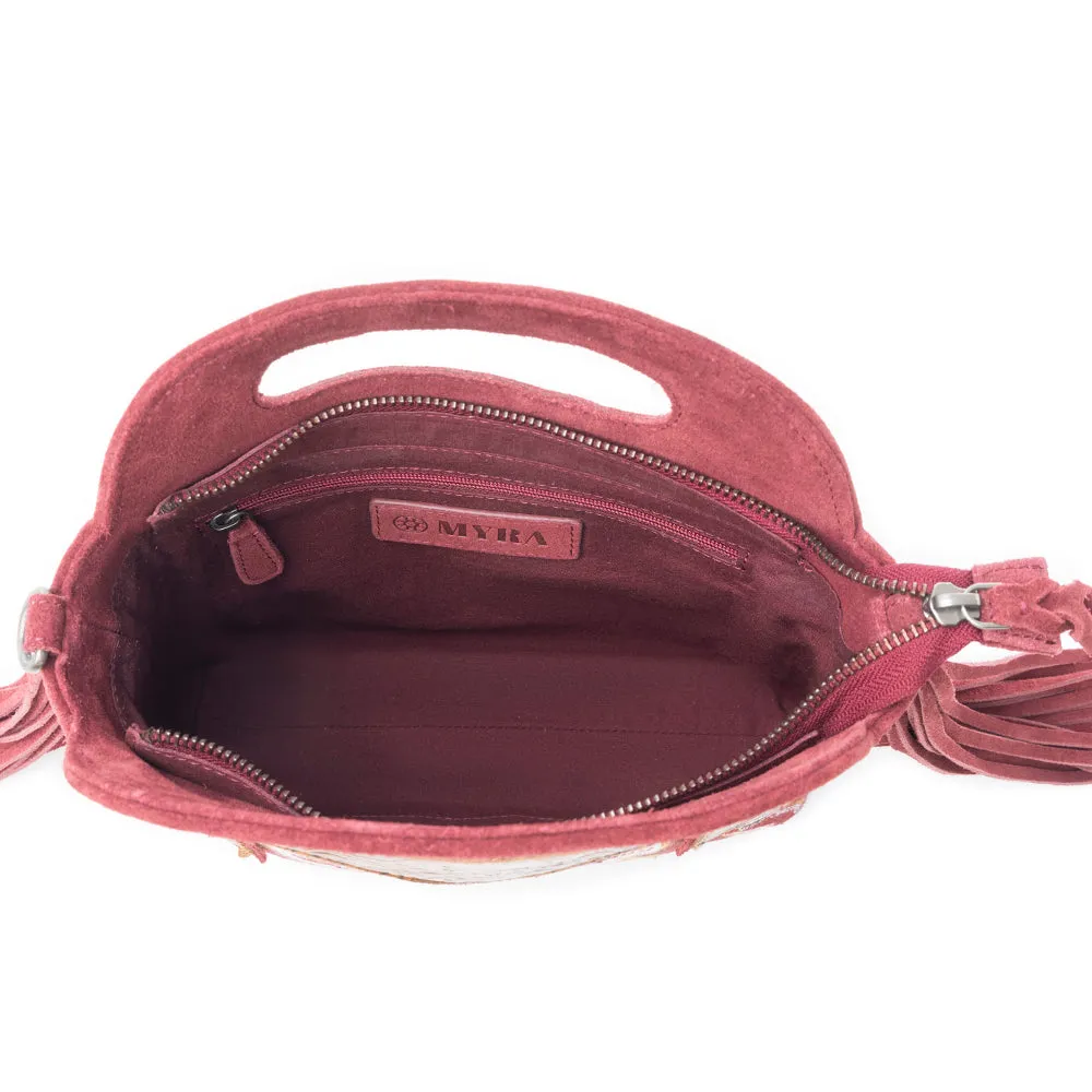 Electric Dessert Shoulder Bag In Red sold by Myra Bag product image thumbnail 5