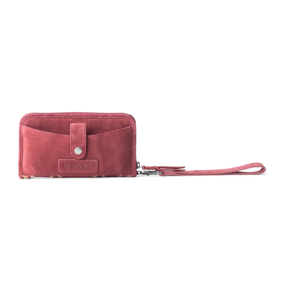 Electric Desert Wallet In Red sold by Myra Bag product image thumbnail 3