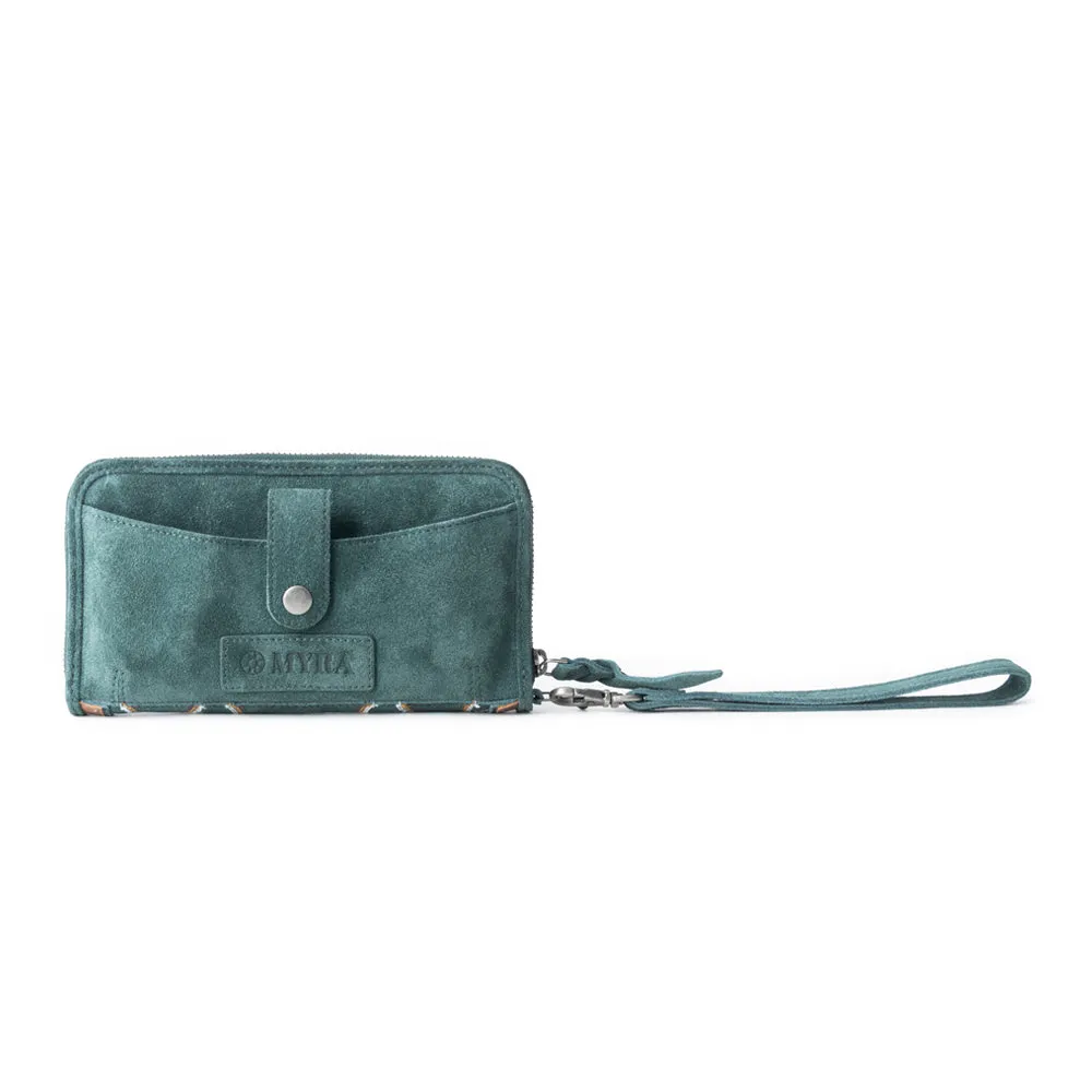 Electric Desert Wallet In Green sold by Myra Bag product image thumbnail 3