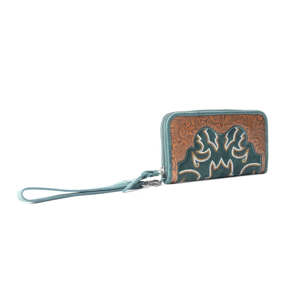 Electric Desert Wallet In Green sold by Myra Bag product image thumbnail 2
