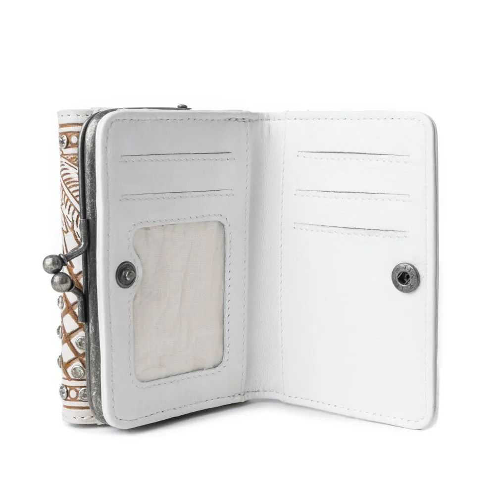 Sparkling Desert Moon Coin Purse In Chocolate White sold by Myra Bag product image thumbnail 3