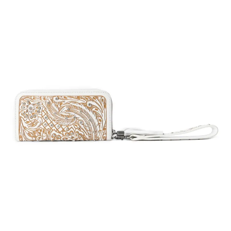 Sparkling Desert Moon Wallet In Chocolate White sold by Myra Bag