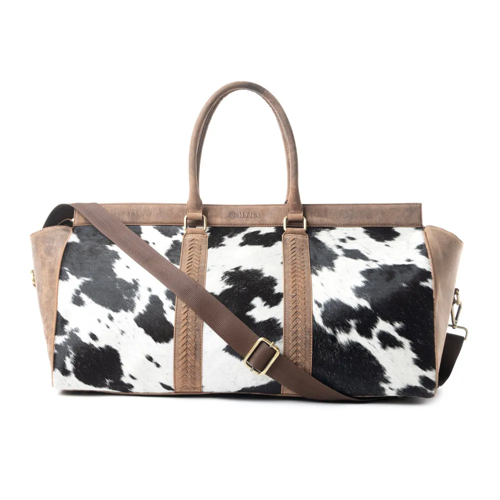 Rancher's Romance Traveller Bag In Black & White sold by Myra Bag