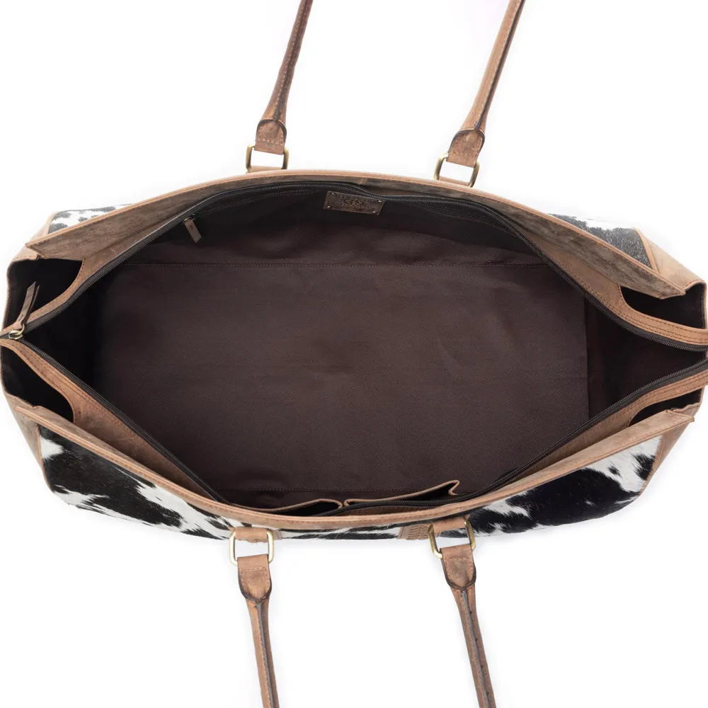 Rancher's Romance Traveller Bag In Black & White sold by Myra Bag product image thumbnail 5