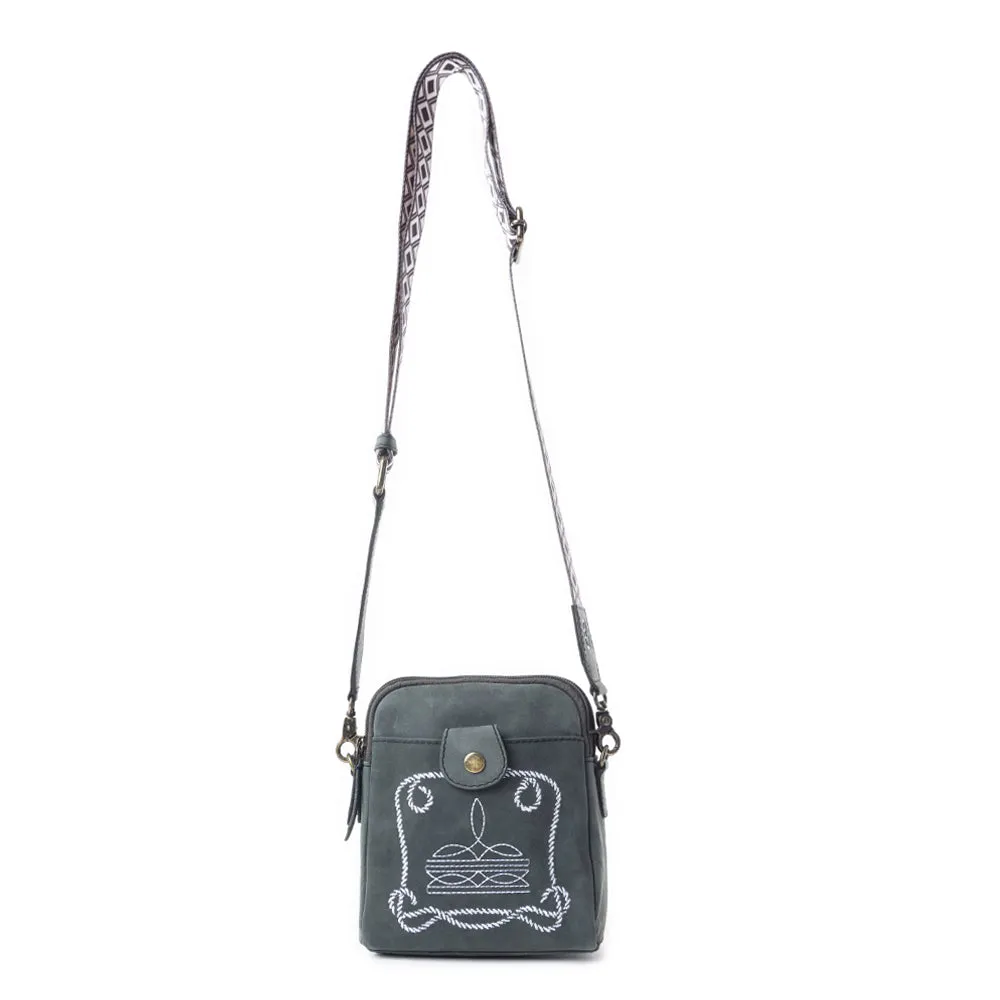 Starlight Rope Crossbody Bag In Black sold by Myra Bag product image thumbnail 2