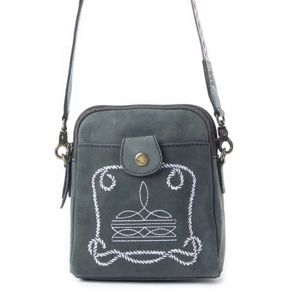 Starlight Rope Crossbody Bag In Black sold by Myra Bag