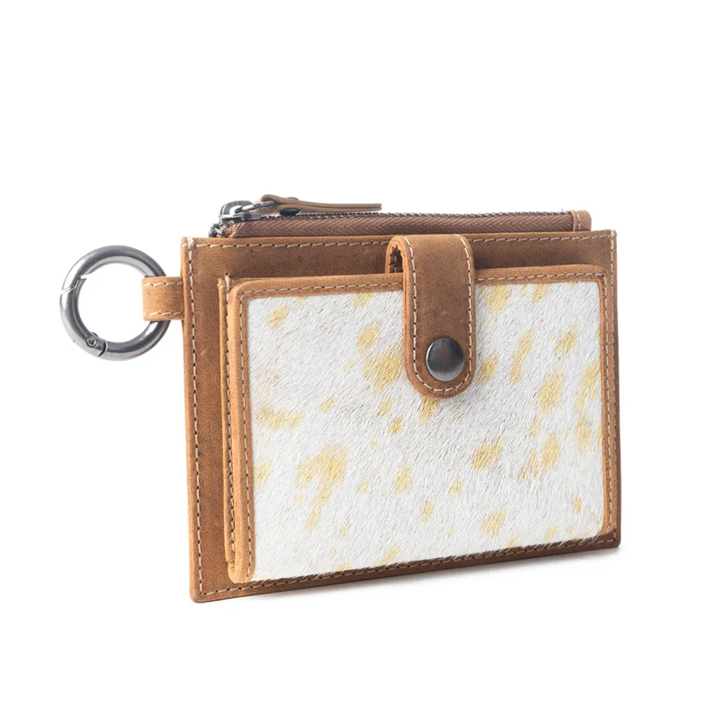 Wind Rider Credit Card Holder In Brown sold by Myra Bag product image thumbnail 2