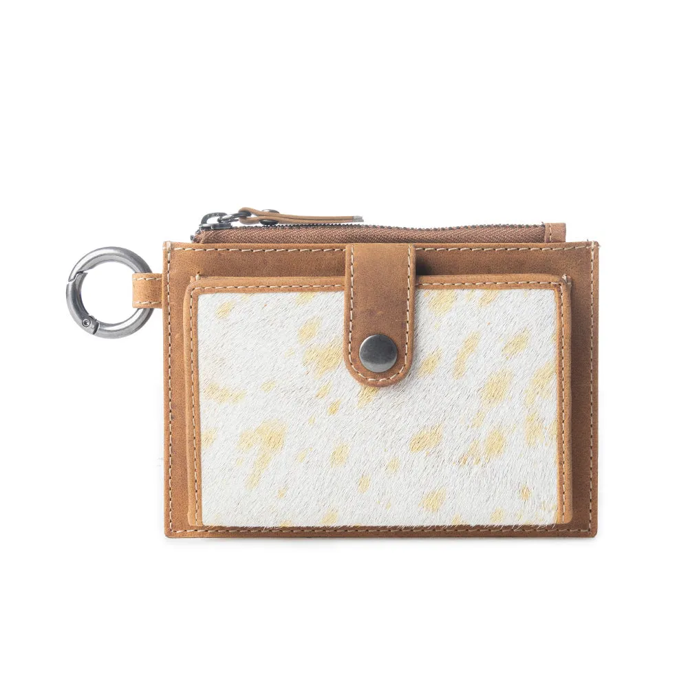 Wind Rider Credit Card Holder In Brown sold by Myra Bag