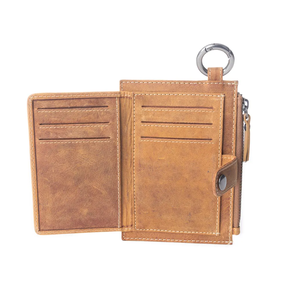 Wind Rider Credit Card Holder In Black & White sold by Myra Bag product image thumbnail 4