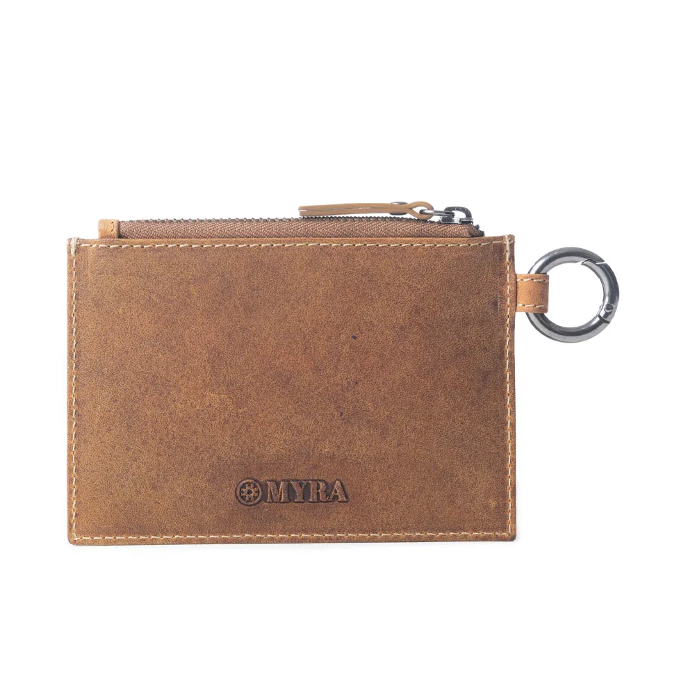 Wind Rider Credit Card Holder In Black & White sold by Myra Bag product image thumbnail 3
