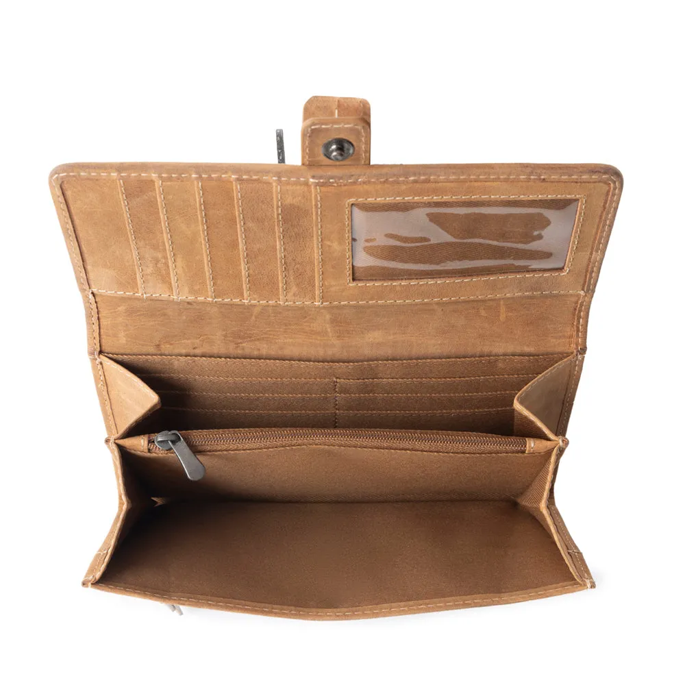 Wind Rider Wallet In Black & White sold by Myra Bag product image thumbnail 4