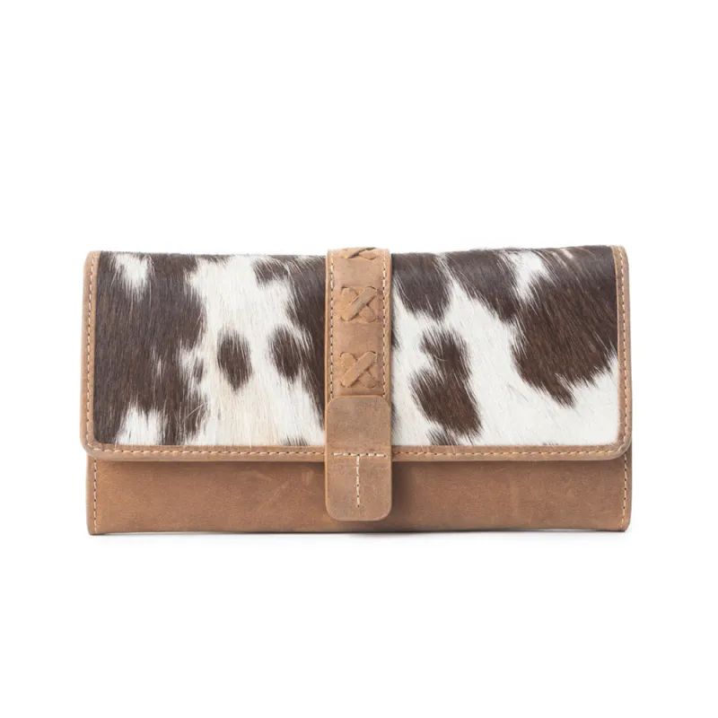 Wind Rider Wallet In Black & White sold by Myra Bag