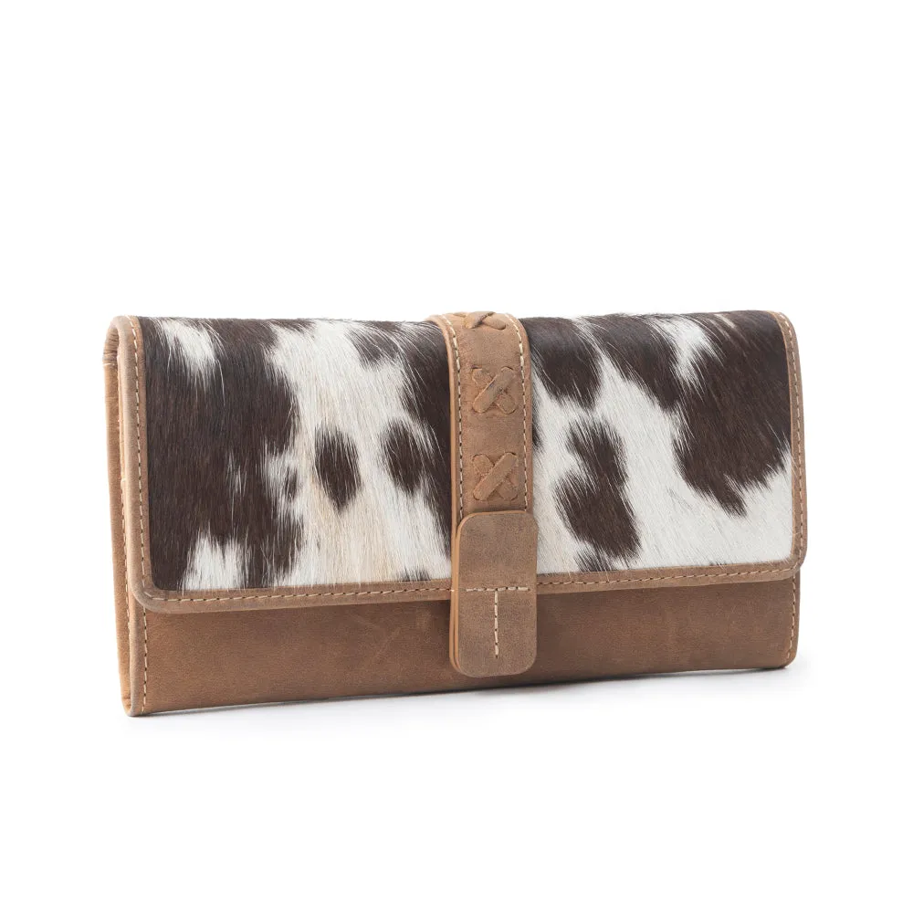 Wind Rider Wallet In Black & White sold by Myra Bag product image thumbnail 2