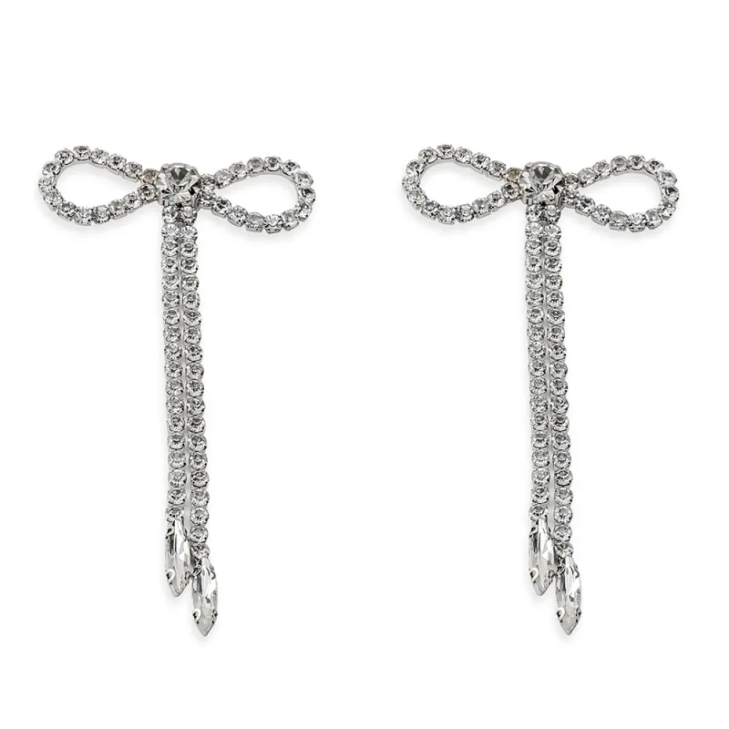 Starlight Lasso Earrings In White sold by Myra Bag