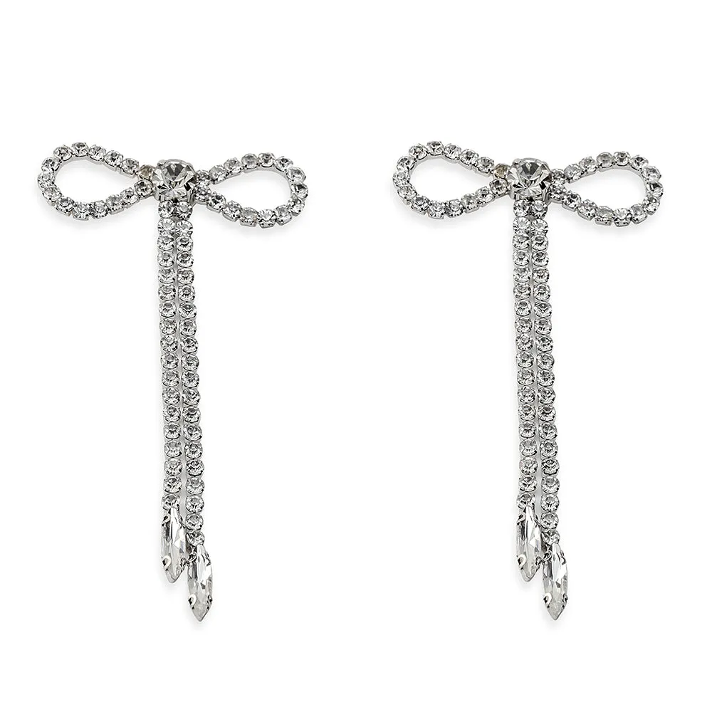 Starlight Lasso Earrings In White sold by Myra Bag